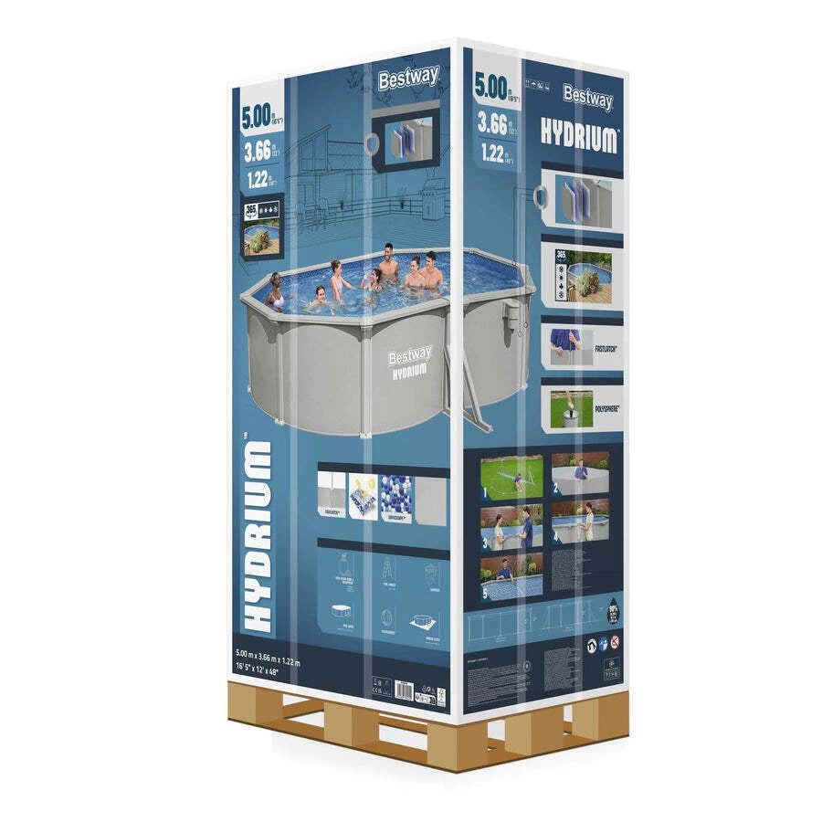 Piscina Bestway Ovalada Hydrium Filtro+Acces 5.00x3.66x1.22m