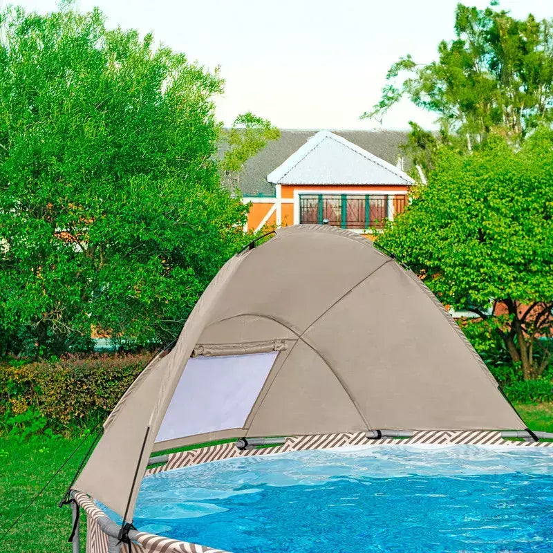 Piscina estructural redonda 3.96x107 cm con parasol Bestway