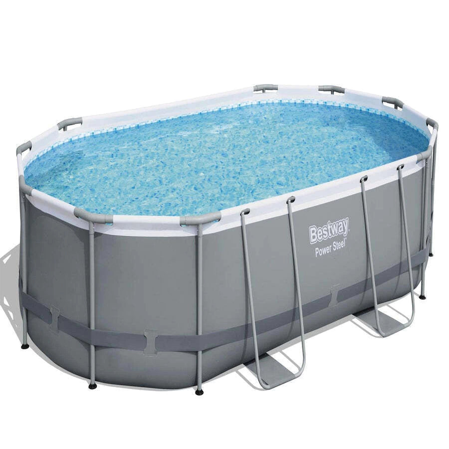 Piscina Bestway Ovalada Filtro + Accesorios 4.88X3.50X1.07M